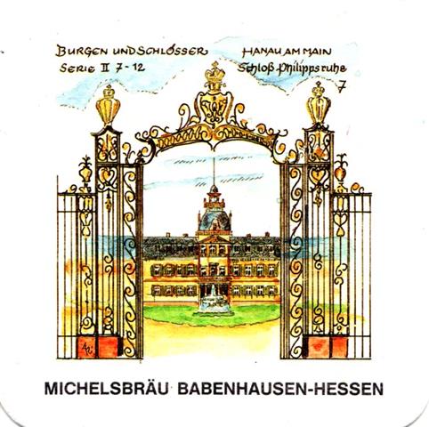 babenhausen of-he michels burgen II 1b (quad180-7 schloss philippsruhe)